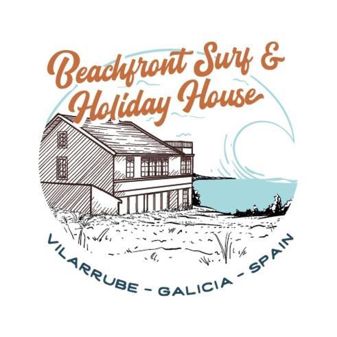 Beachfront Surf & Holiday House, Charming & Quiet Villarrube Exterior photo